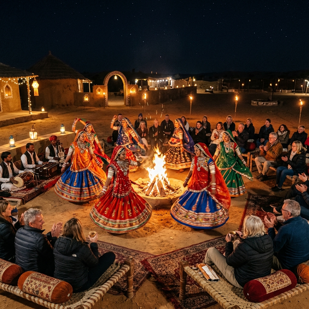 Folk Dance & Bonfire